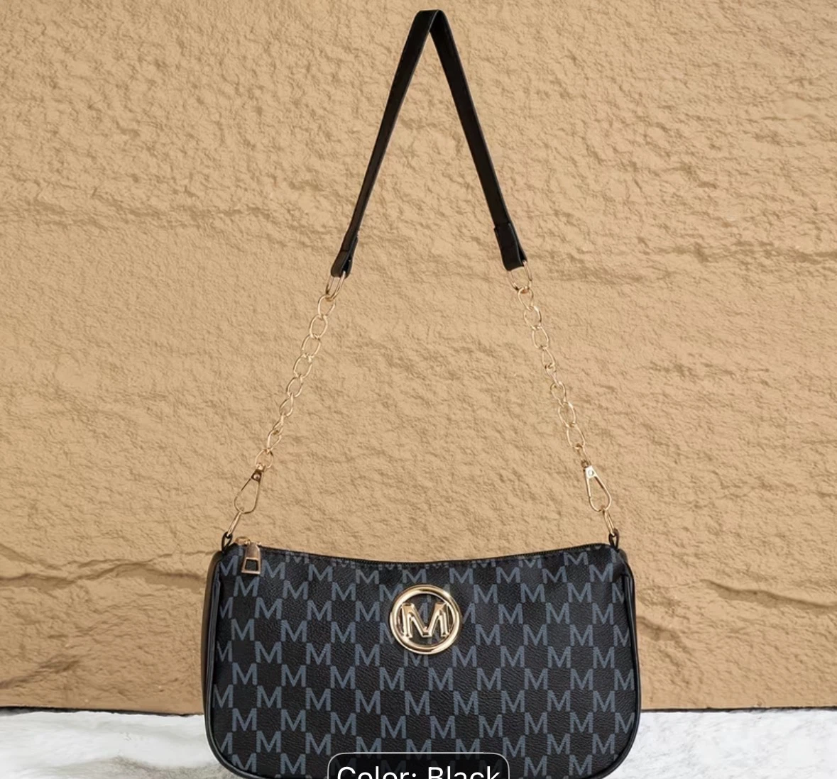Shoulder Bag with M Monogram