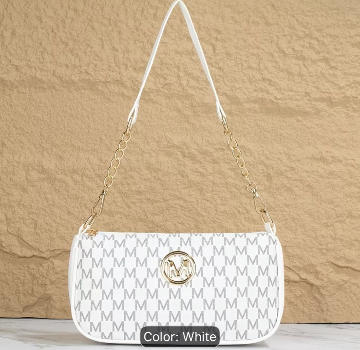 Shoulder Bag with M Monogram - photo 3