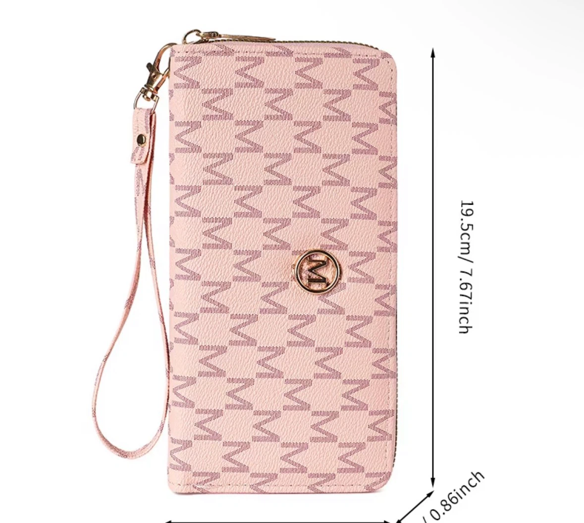Monogram Zip-Around Wallet with Wrist Strap - photo 5