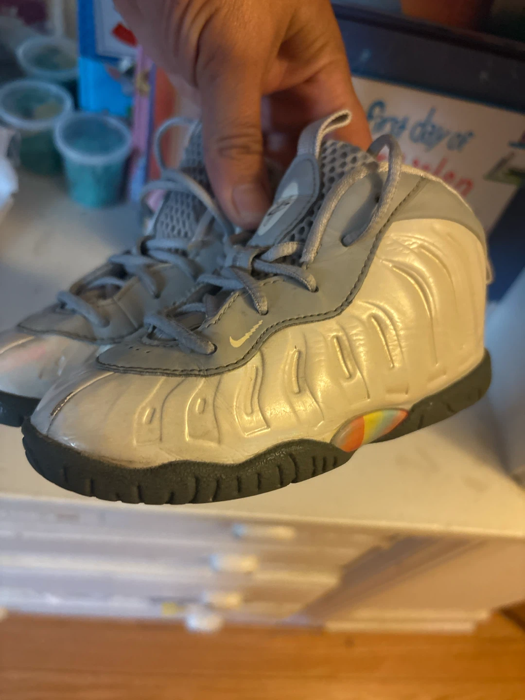 Nike Little Posite One Toddler Shoes 9c