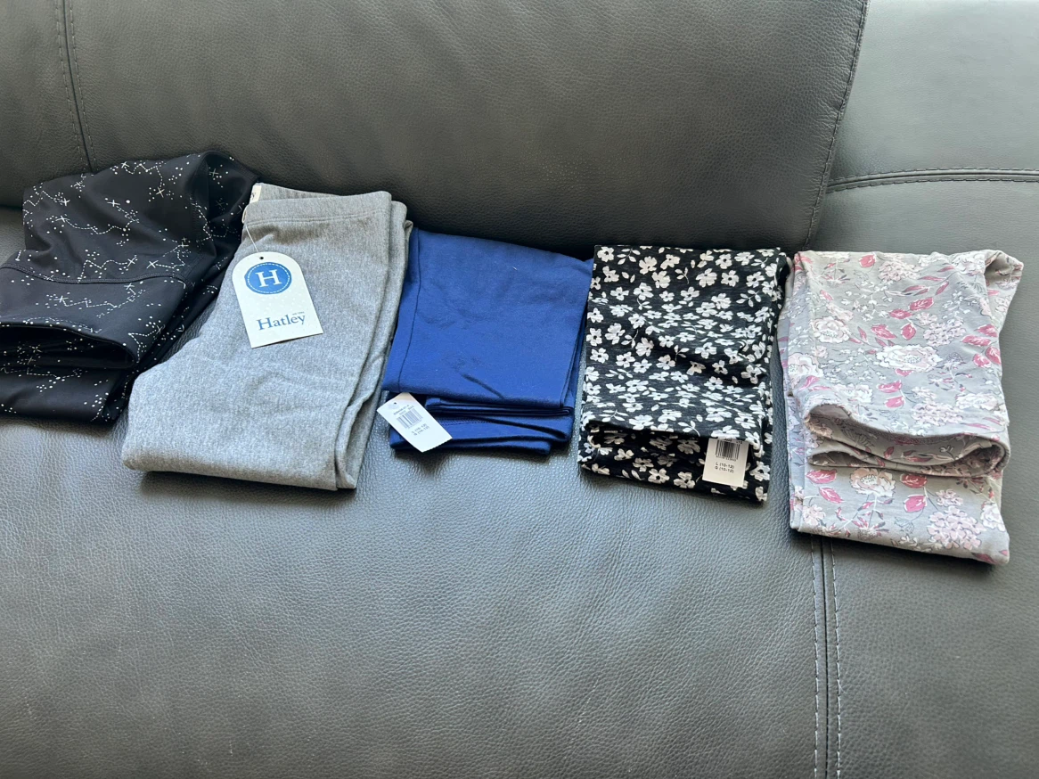 Girls' Clothing Bundle - Assorted Pants, Top, and Sweatshirt