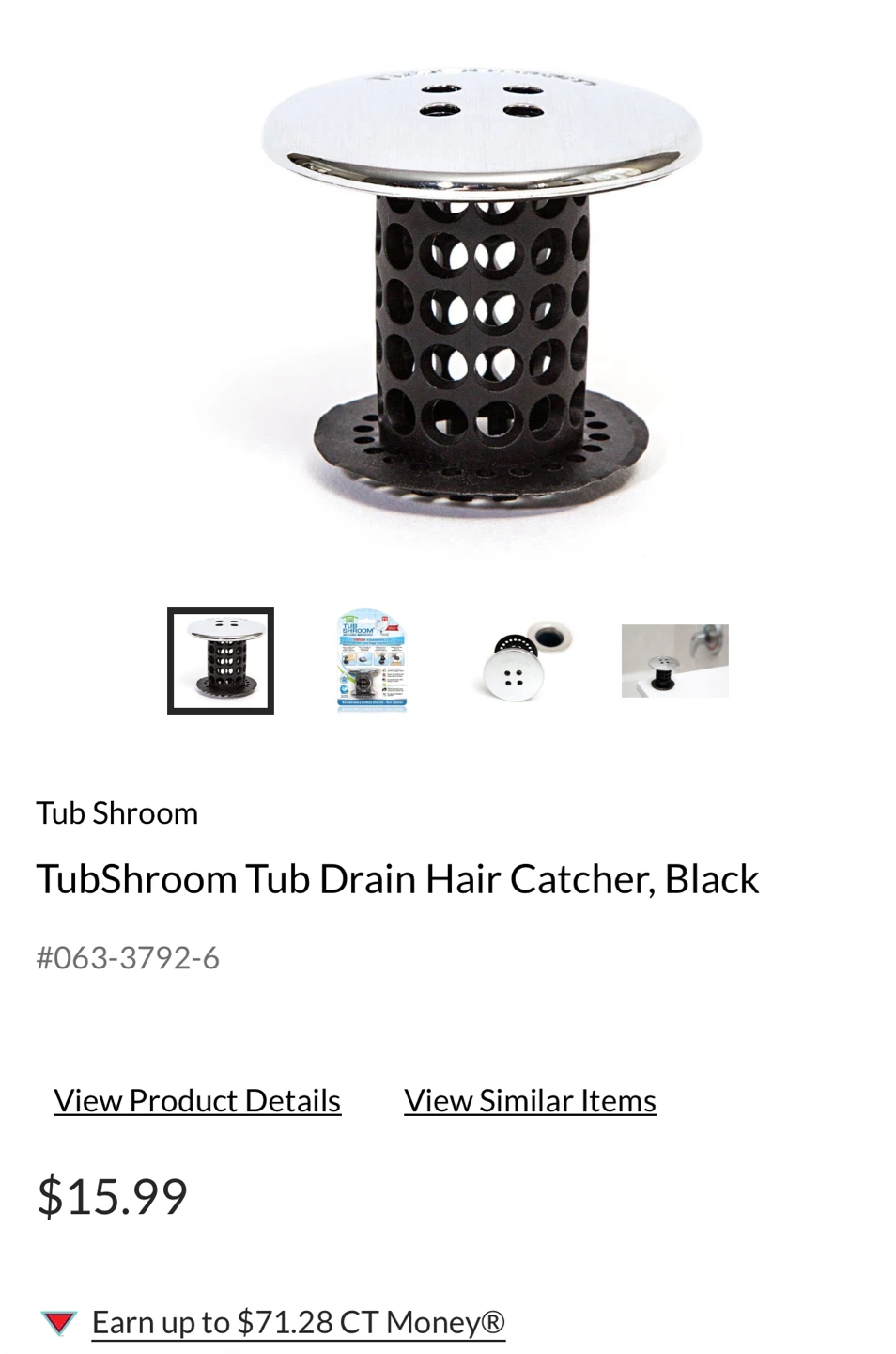 New TubShroom Tub Drain Hair Catcher - photo 4