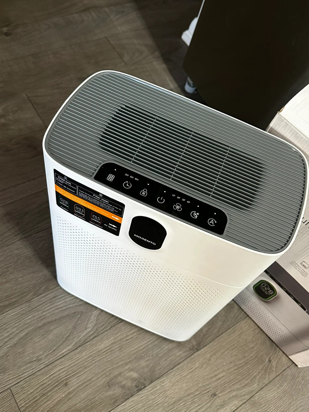 MORENTO Smart Air Purifier — Large Room, 1076 sq ft, White - photo 2