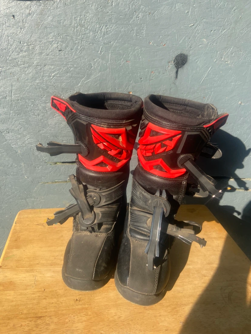 FLY Racing Maverick Youth Size 3 Motocross Boots - photo 2