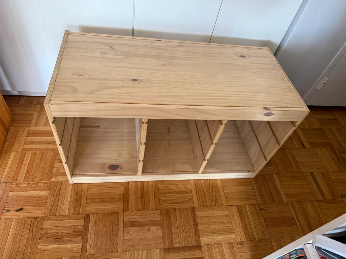 IKEA TROFAST Tall Solid Pine Storage Unit – Bins Optional - photo 2