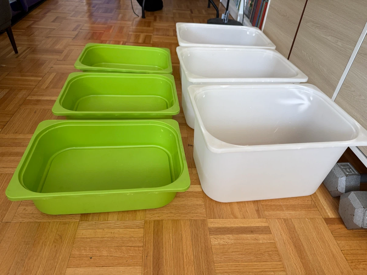 IKEA TROFAST Tall Solid Pine Storage Unit – Bins Optional - photo 4