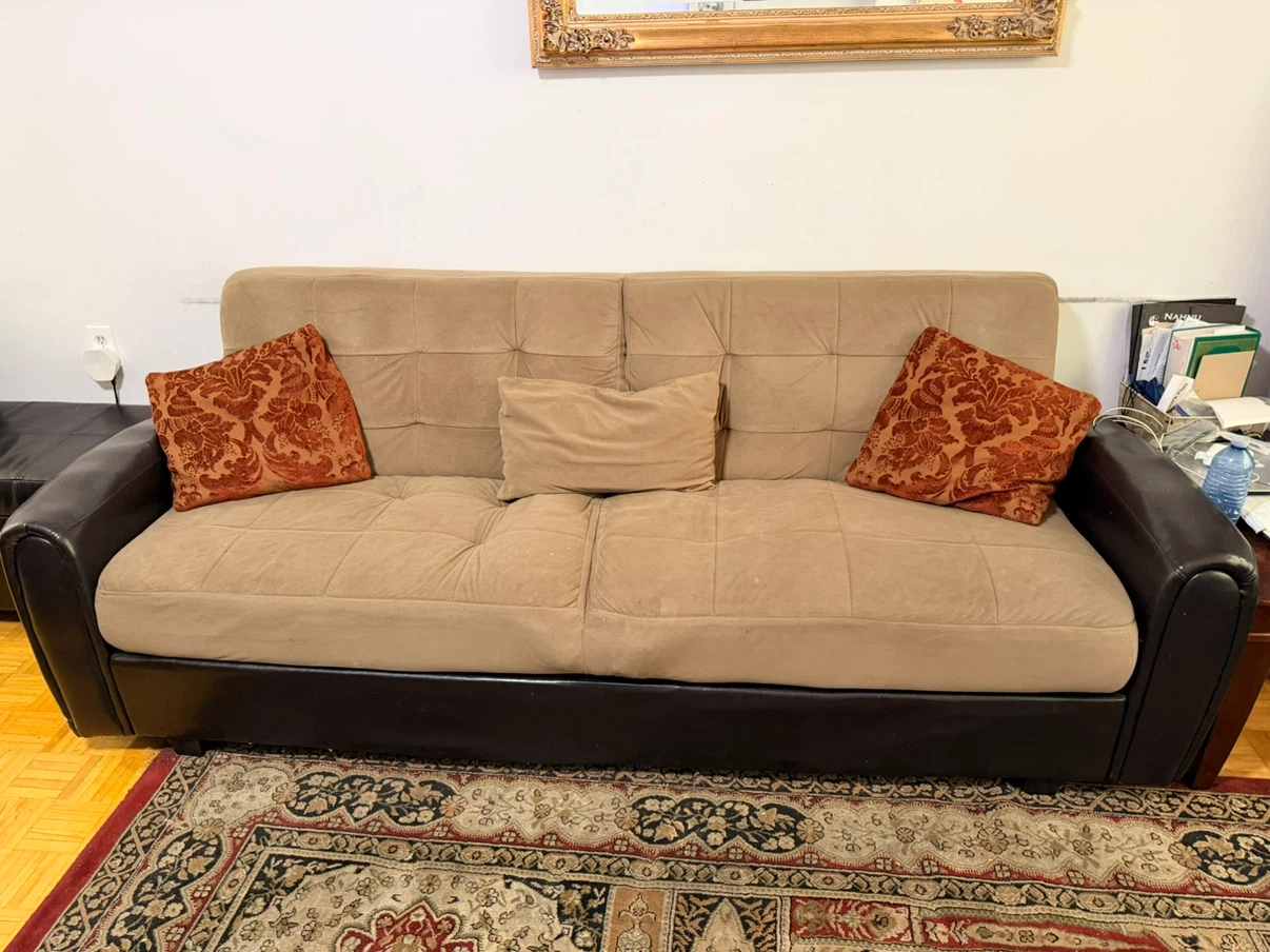 Sofa bed with storage box underneath - photo 2