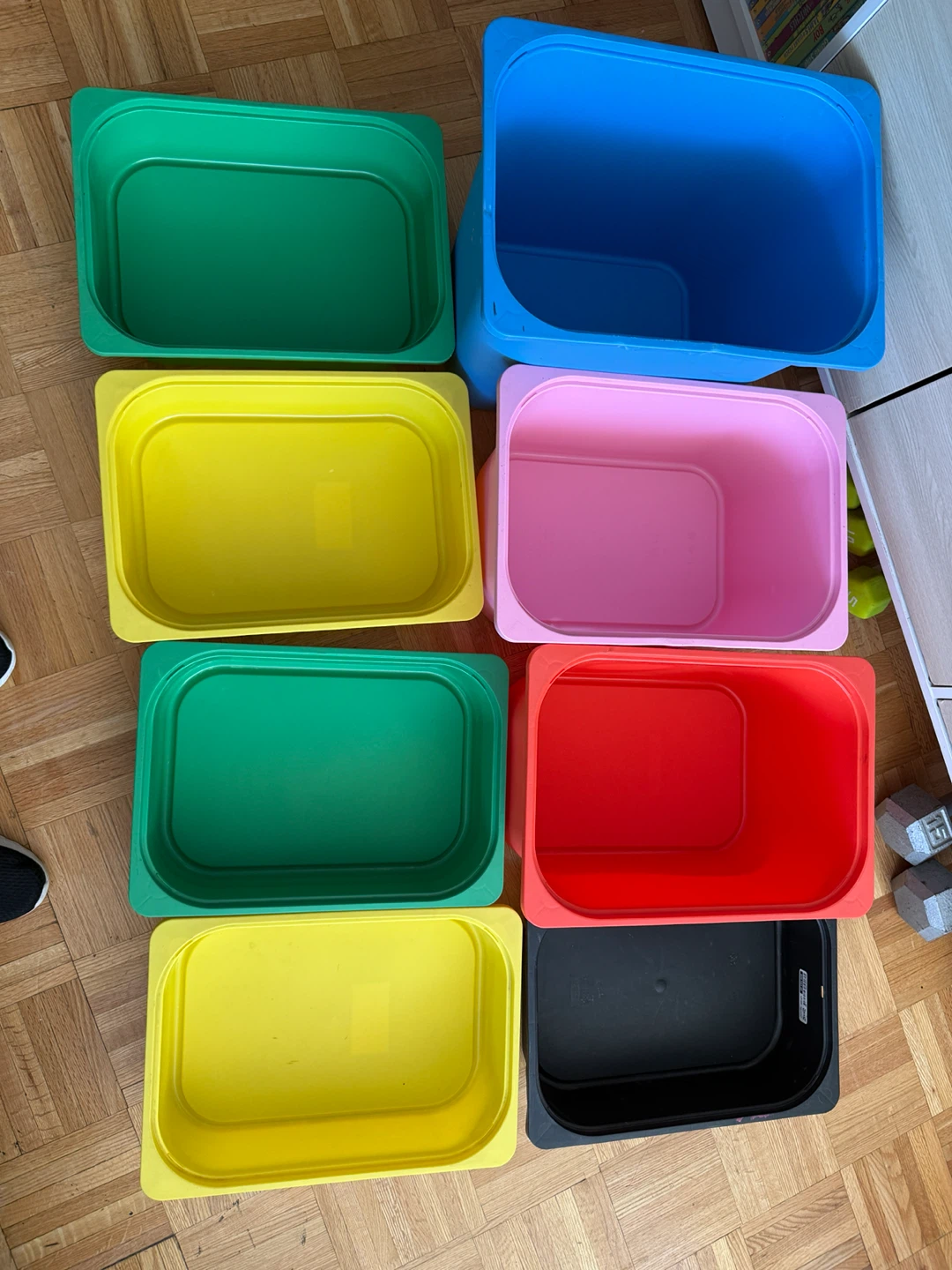 IKEA TROFAST Tall Solid Pine Storage Unit – Bins Optional - photo 3