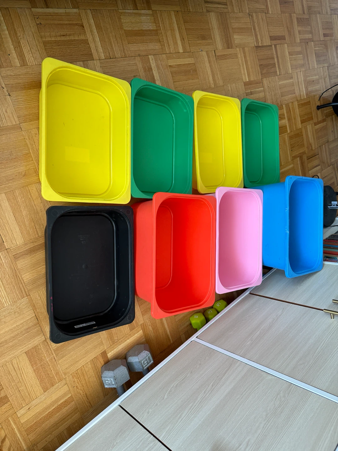 IKEA TROFAST Tall Solid Pine Storage Unit – Bins Optional - photo 4