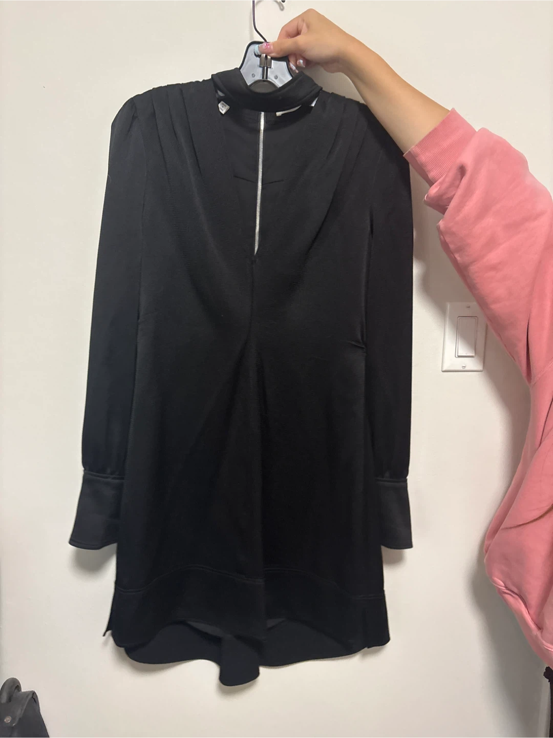 A.L.C. Black Dress with Zipper Detail