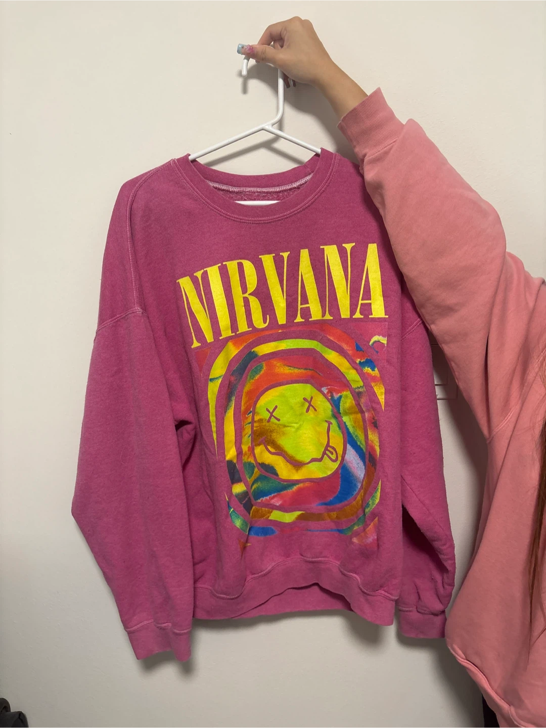 Nirvana Smiley Face Sweatshirt