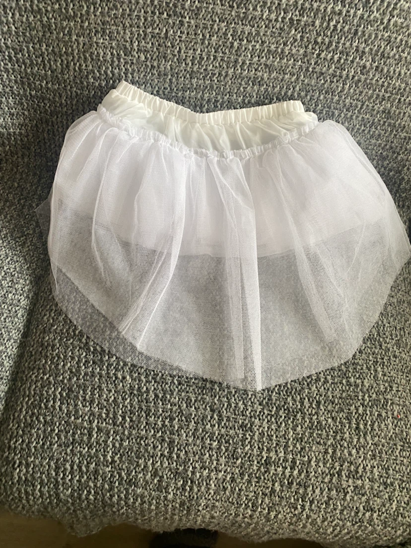 White Tulle Tutu Skirt