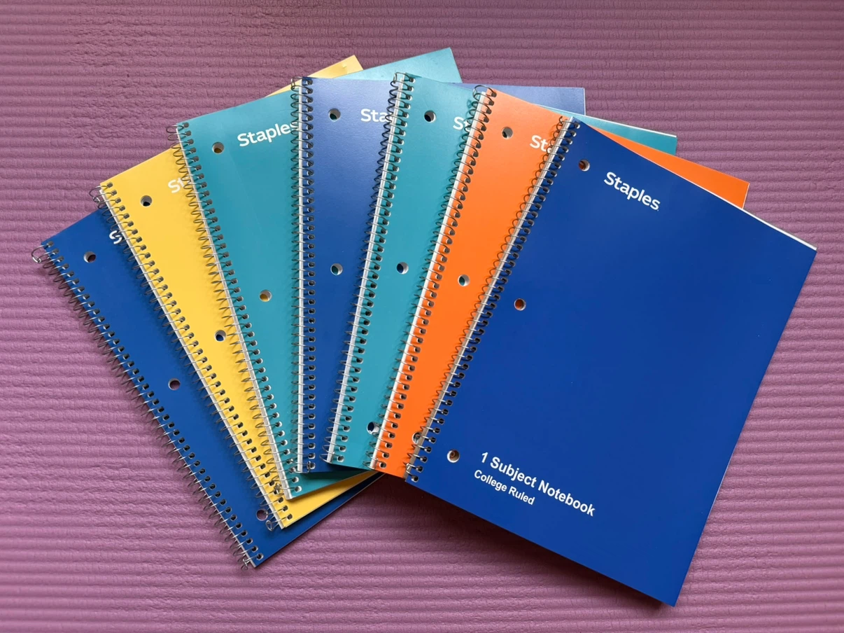 NEW✨Set of 7 Notebooks📒College Ruled 8" x 10.5"