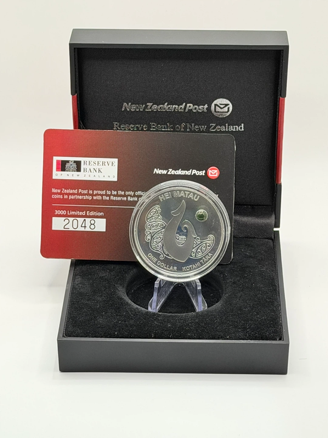 New Zealand Hei Matau Silver Proof Coin