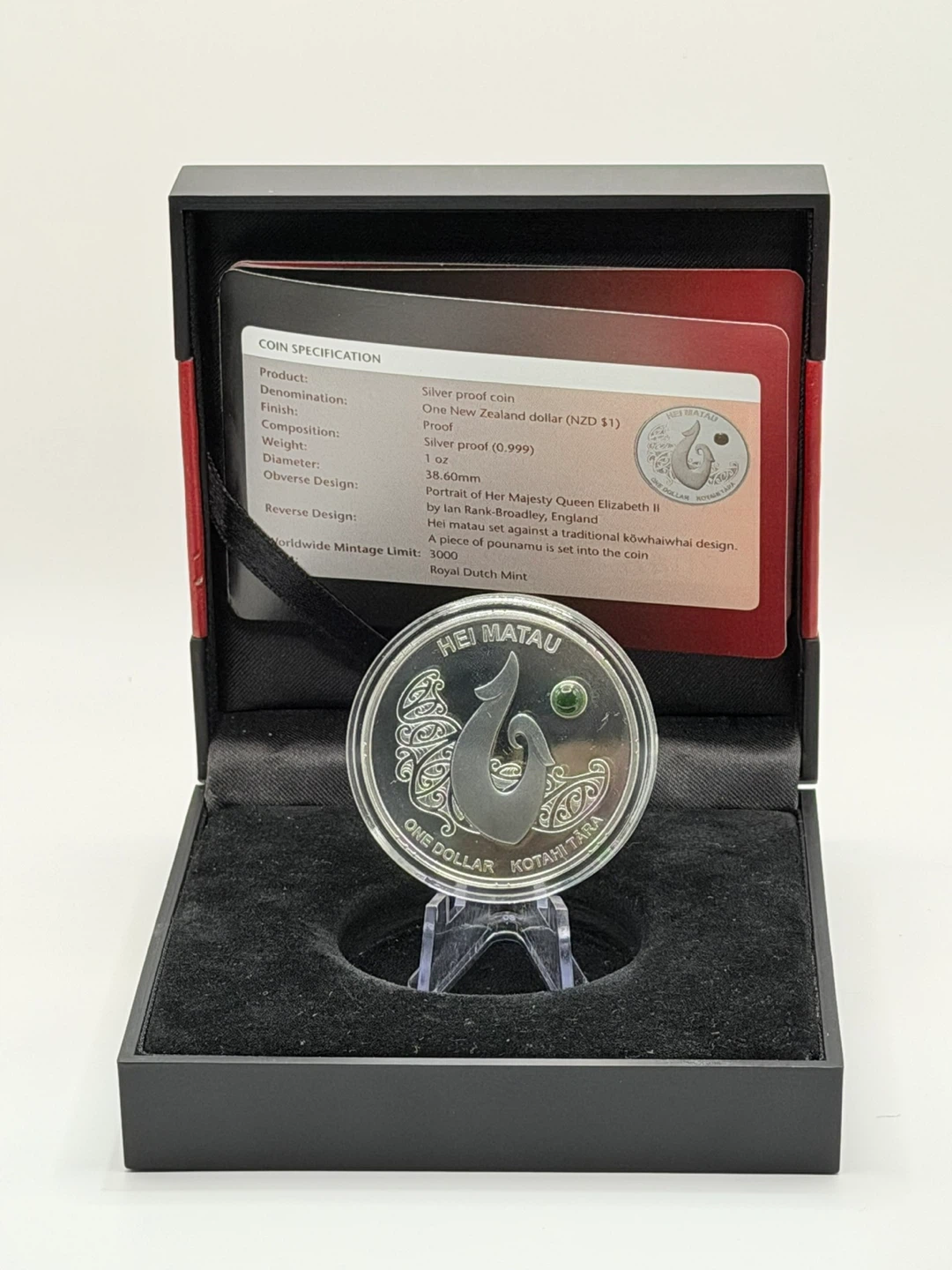 New Zealand Hei Matau Silver Proof Coin - photo 2