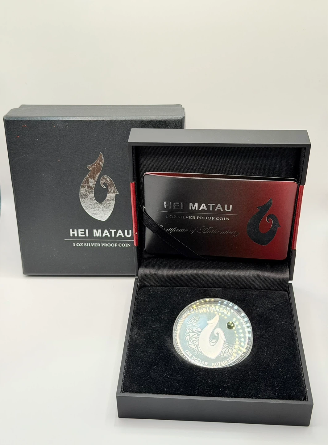 New Zealand Hei Matau Silver Proof Coin - photo 4