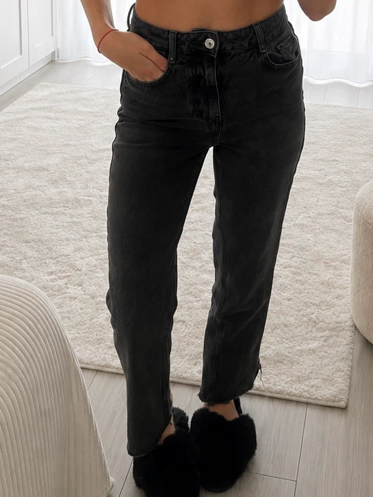 Women's Black Denim Jeans - photo 2