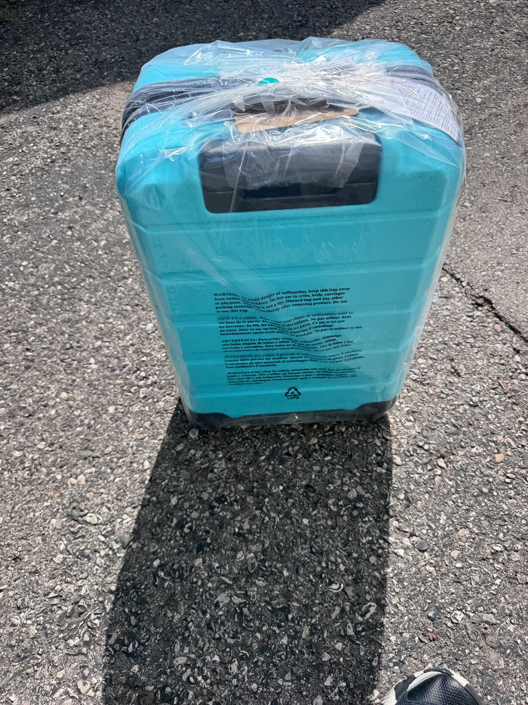 KROSER Teal Hardside Carry-On Luggage - photo 2
