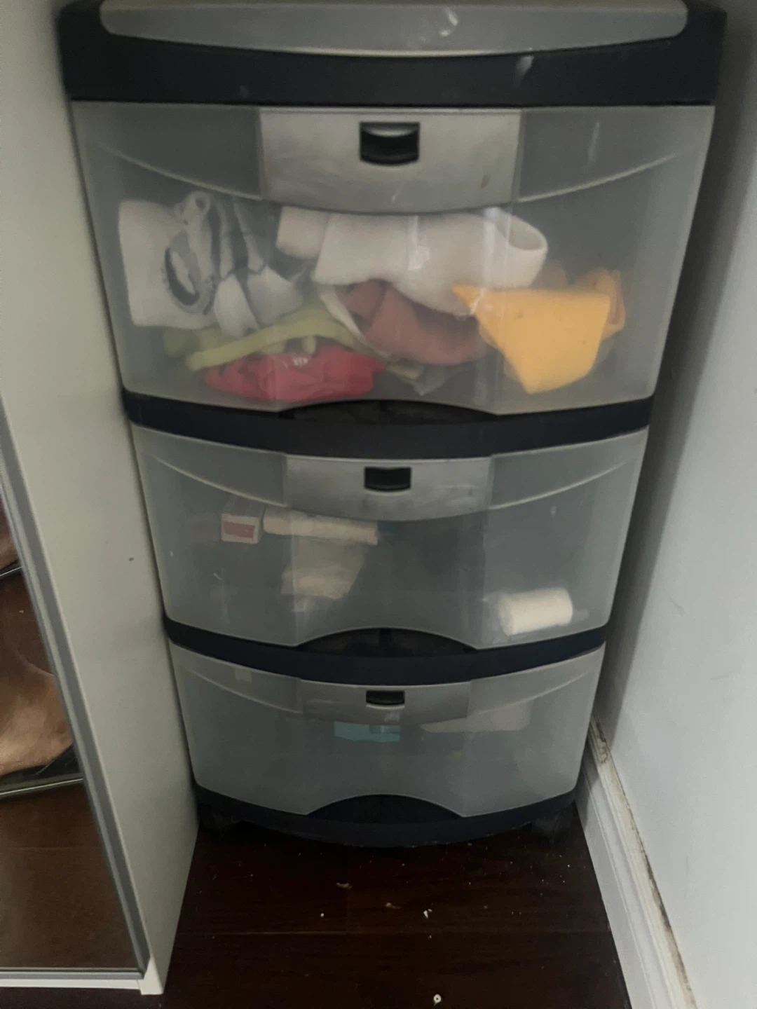 3-Drawer Plastic Storage Unit