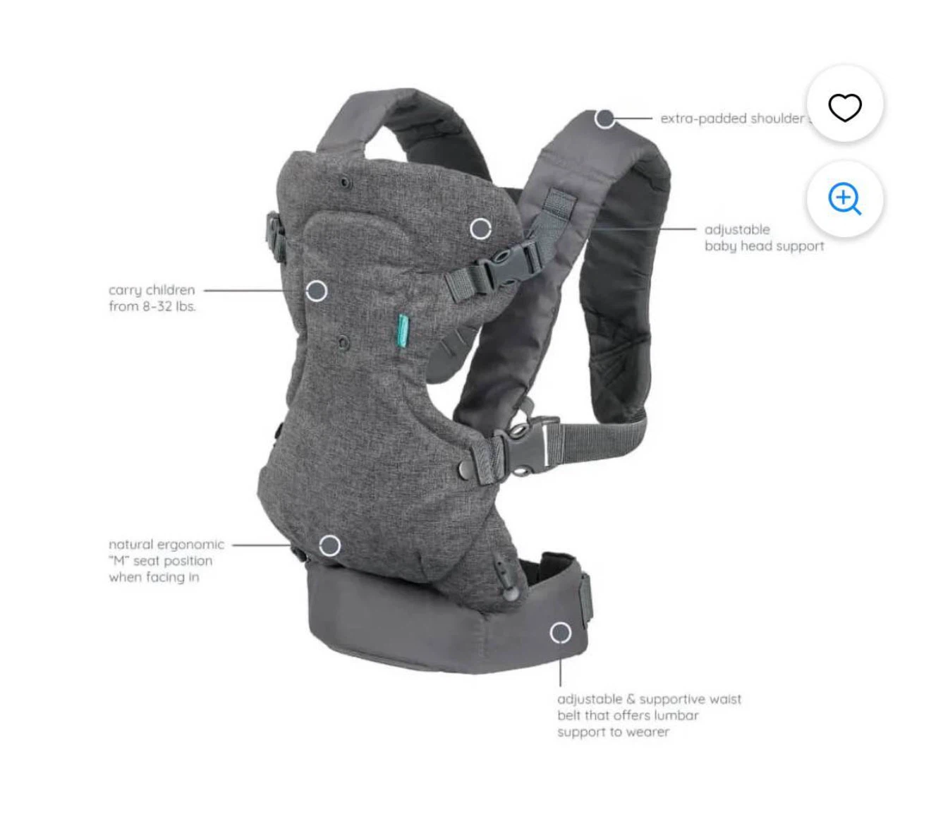Baby Carrier - 4 Ways to Carry