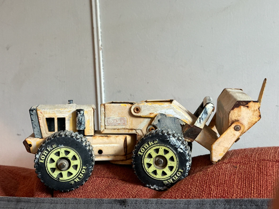Vintage Pressed steel Tonka front loader