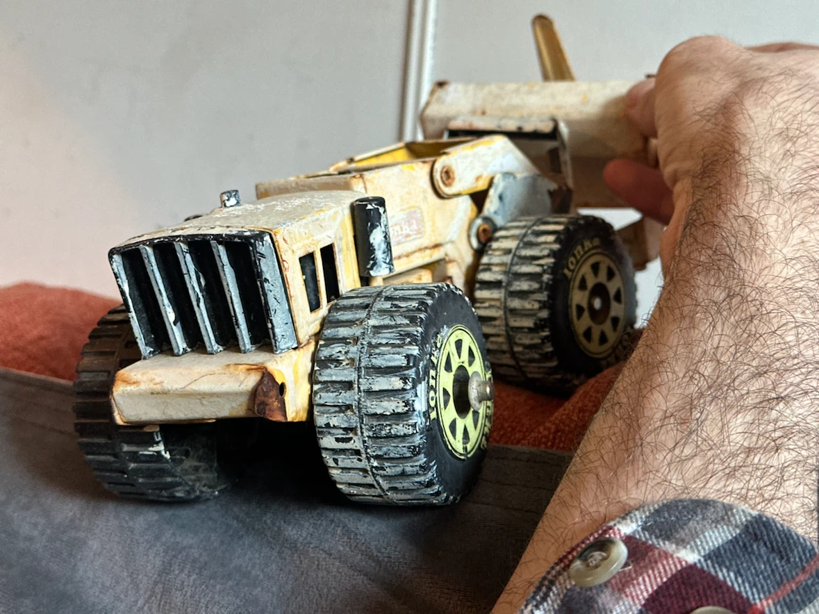 Vintage Pressed steel Tonka front loader - photo 3