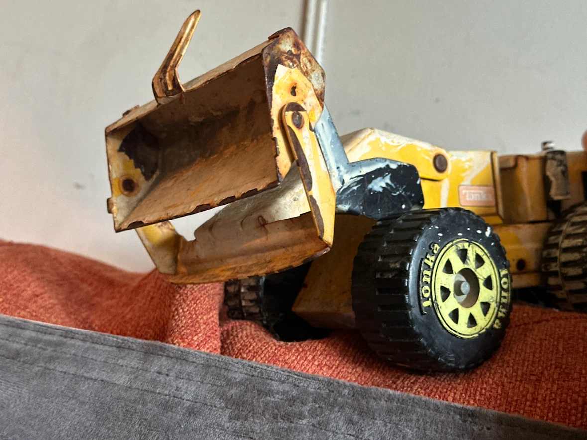 Vintage Pressed steel Tonka front loader - photo 4