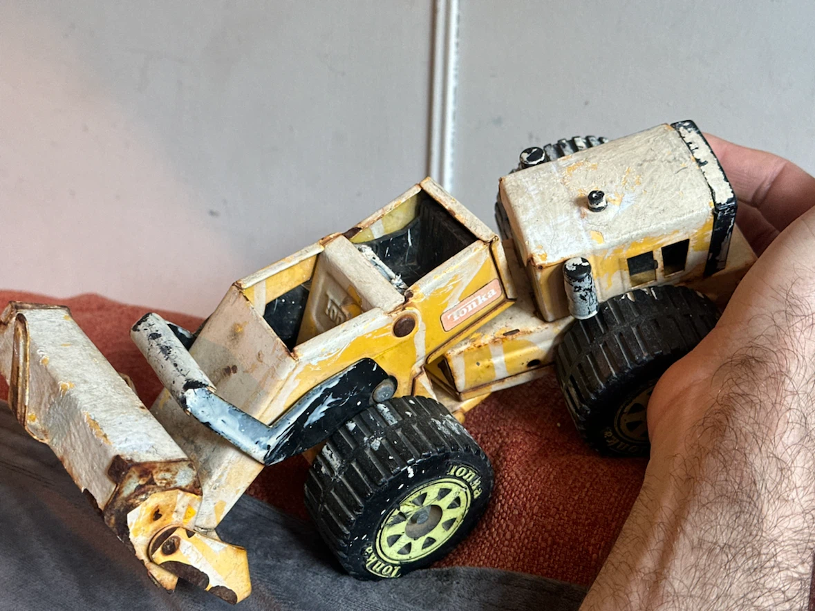 Vintage Pressed steel Tonka front loader - photo 5
