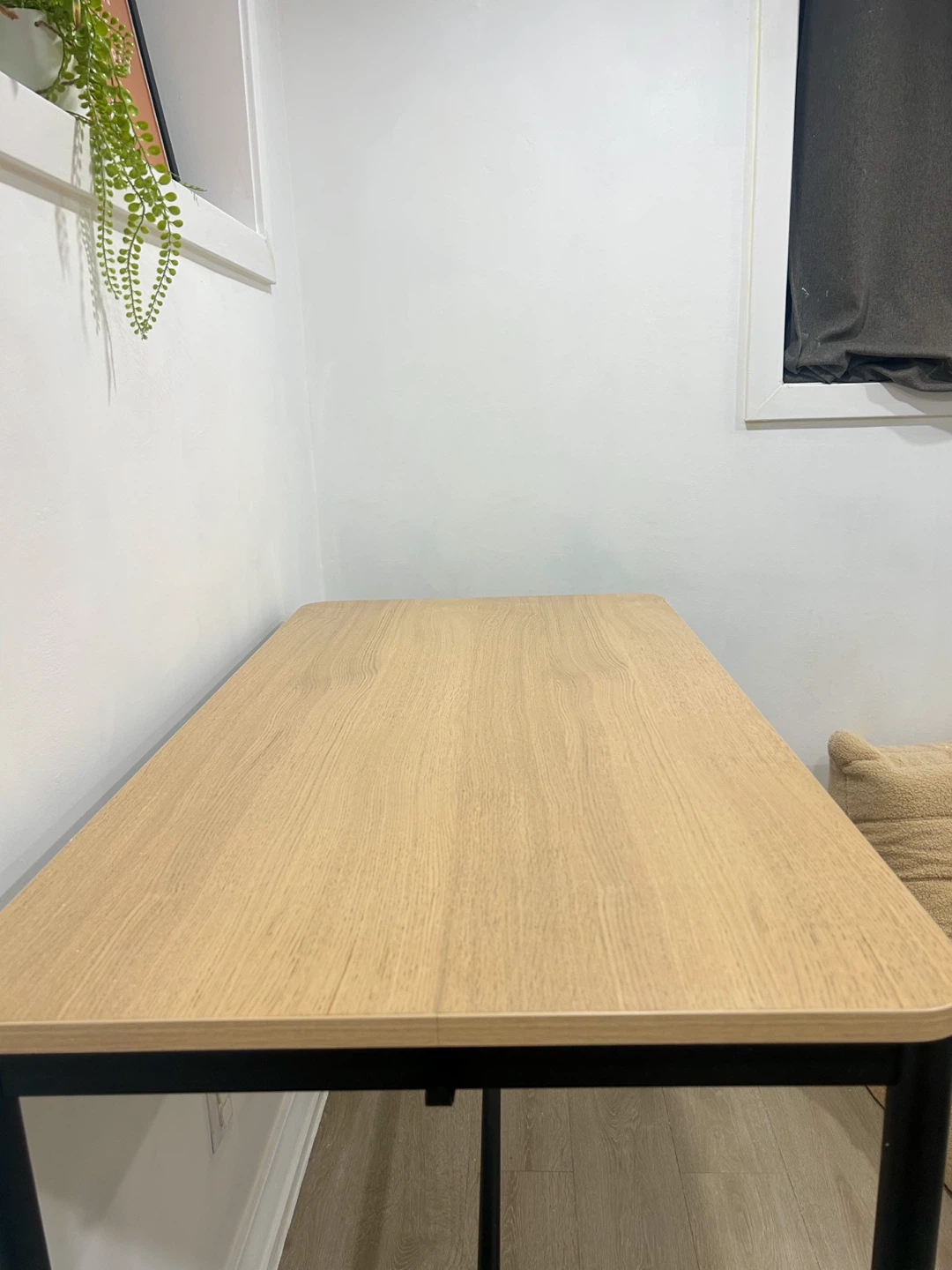 IKEA TOMMARYD Bar-Height Table – Natural Wood & Black - photo 3