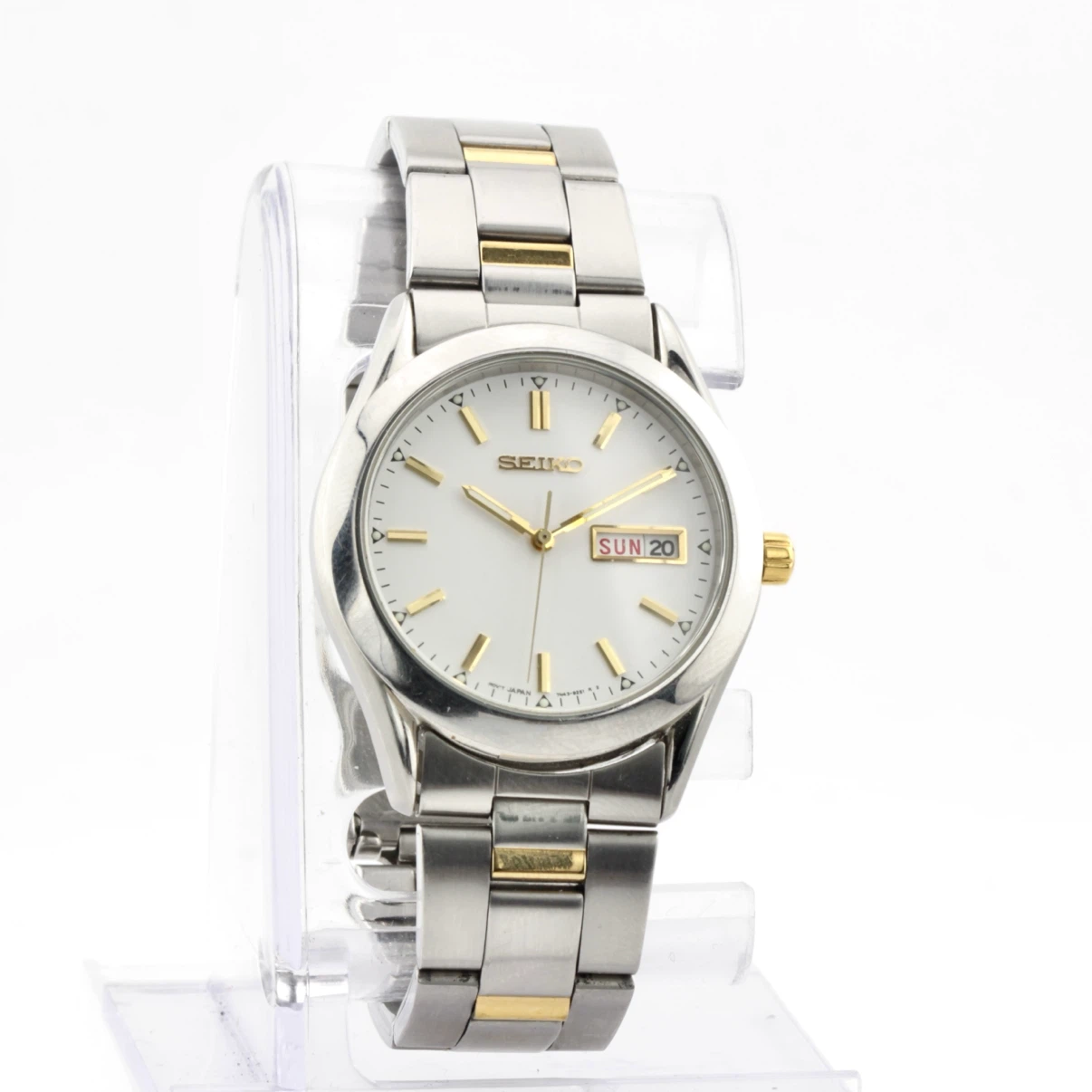Seiko Stainless Steel and Gold Tone Watch