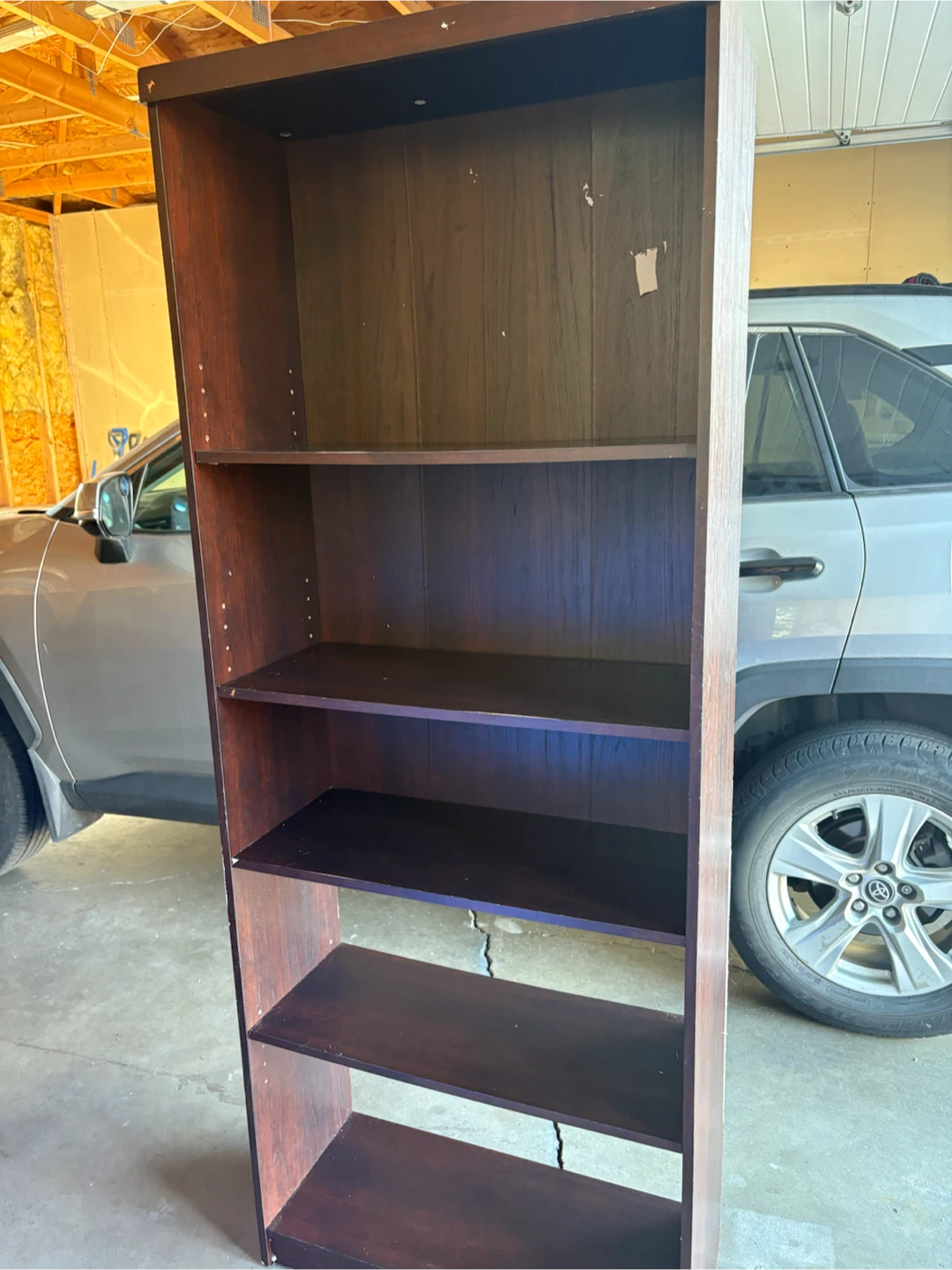 Dark Wood Bookshelf