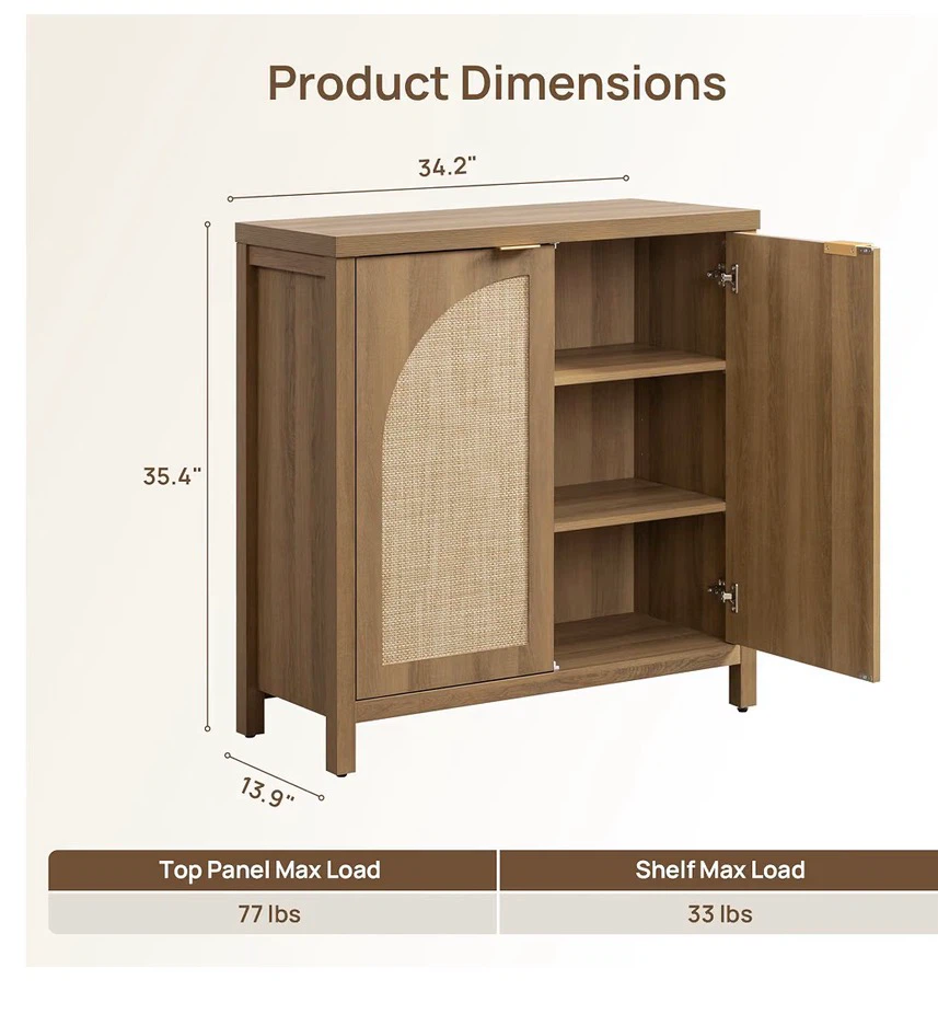 Rattan Credenza/TV Stand (2-piece) - photo 4