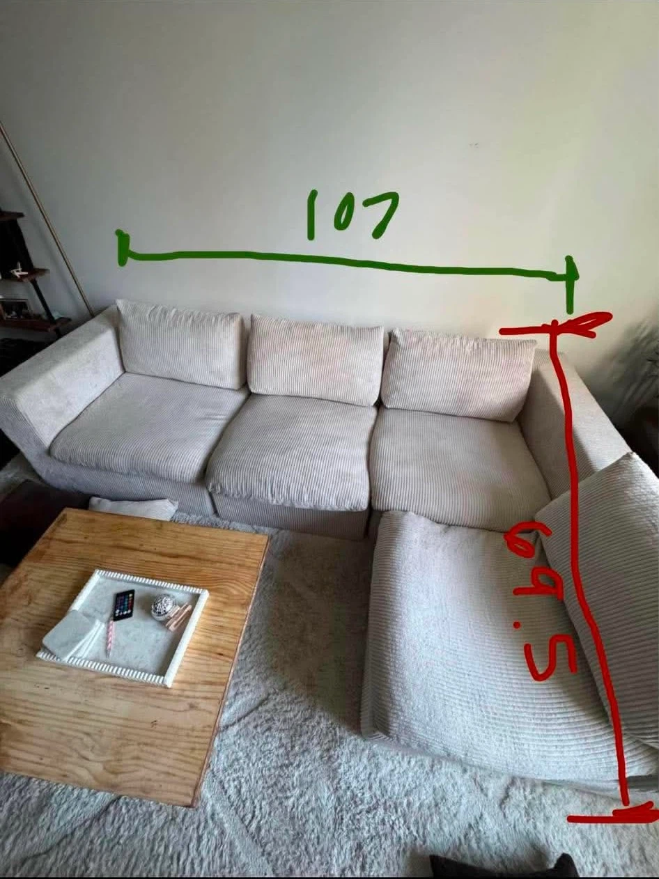 Boneless Light Beige Modular couch - photo 4