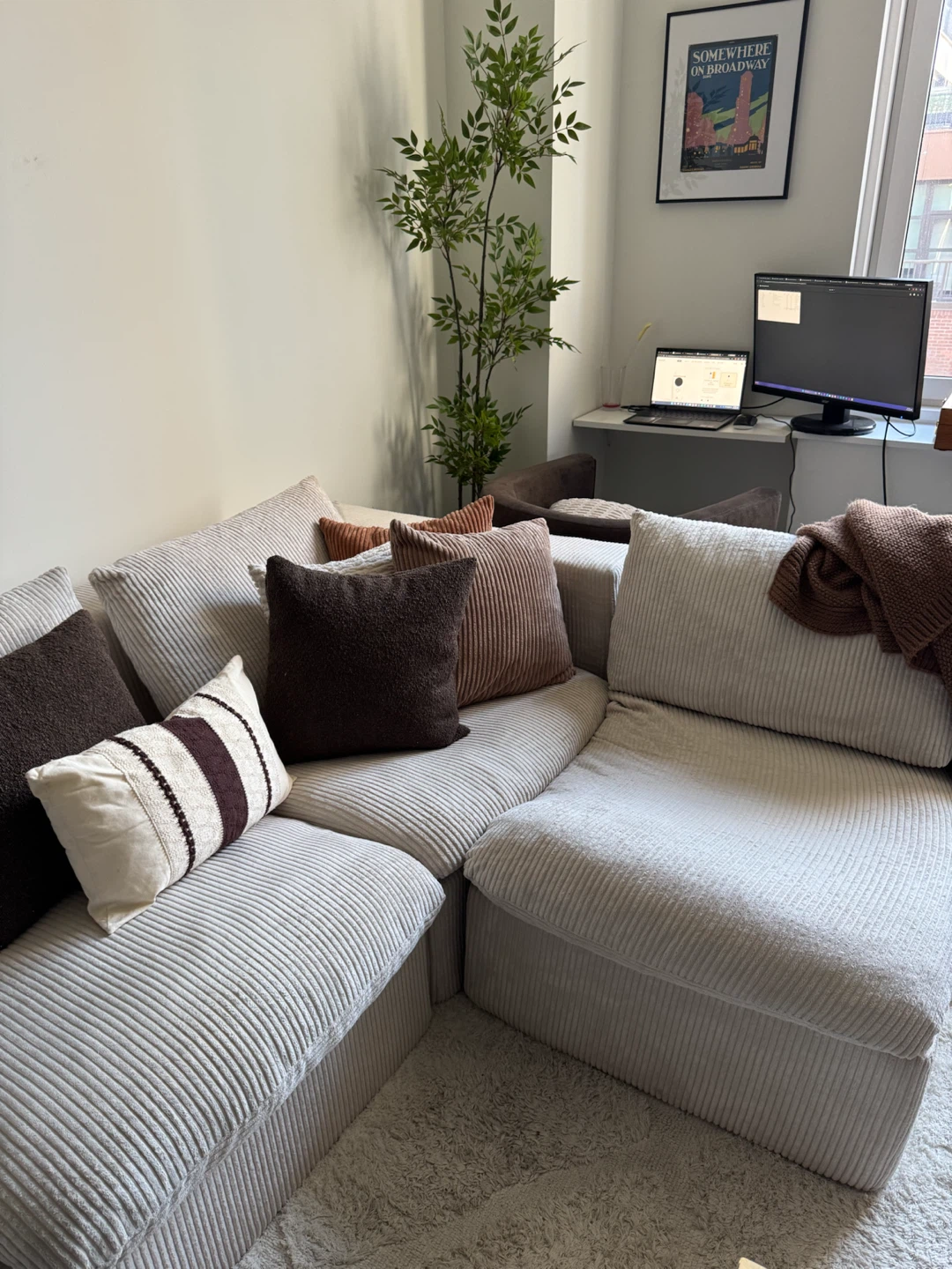 Boneless Light Beige Modular couch - photo 5