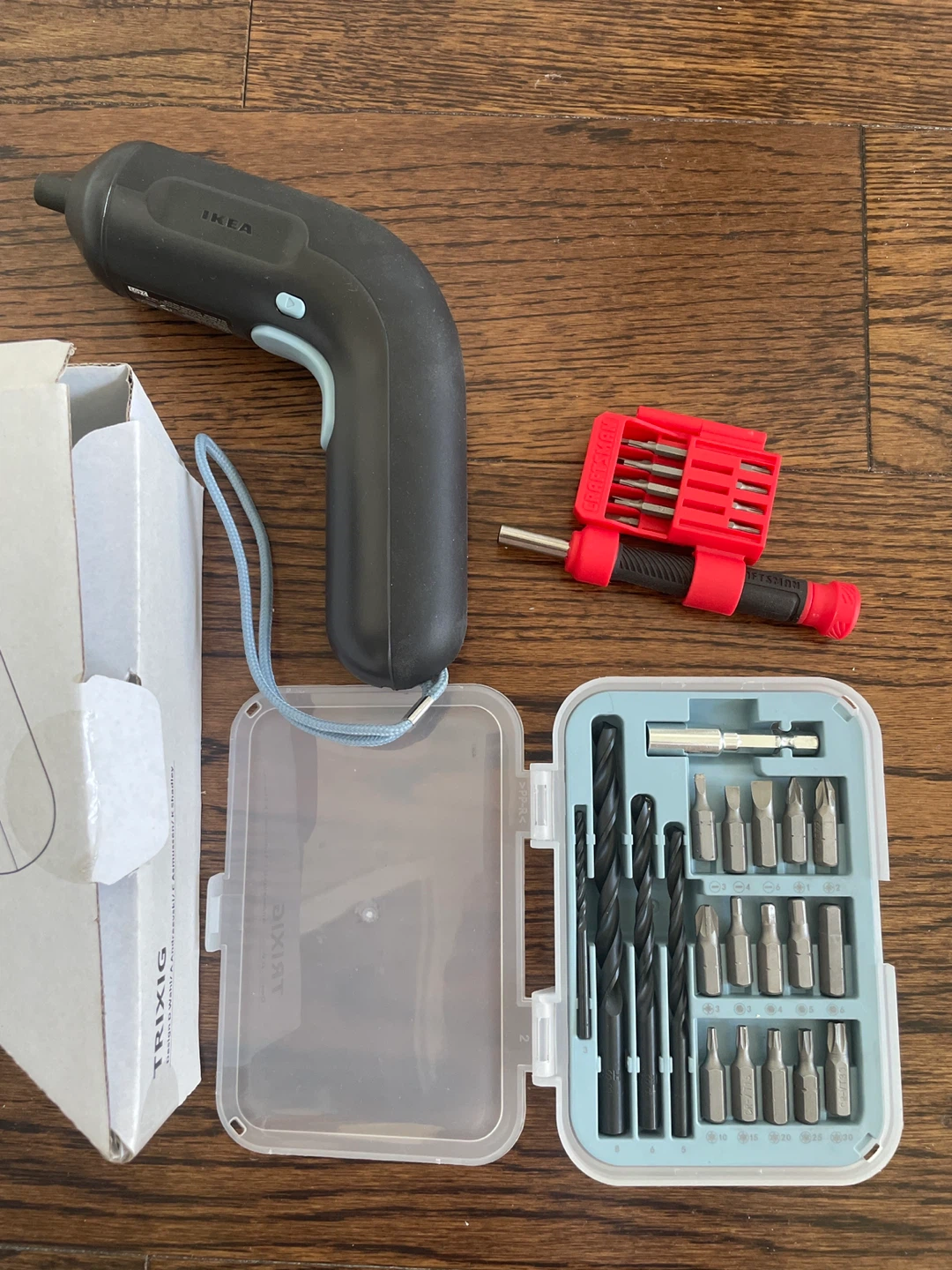IKEA Cordless Screwdriver and Drill Bit Set