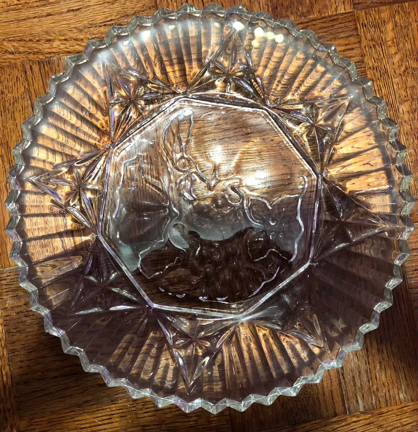 Clear Glass Fruit Bowl Dish - photo 4