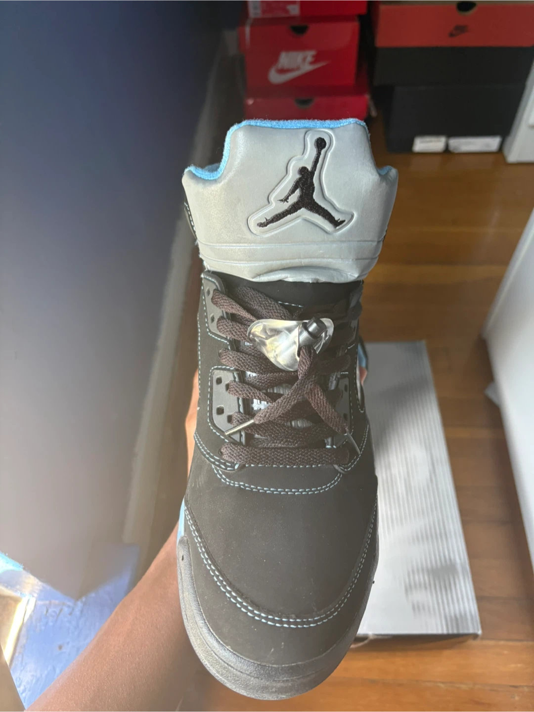 jordan 5 black university blue 2026 - photo 3