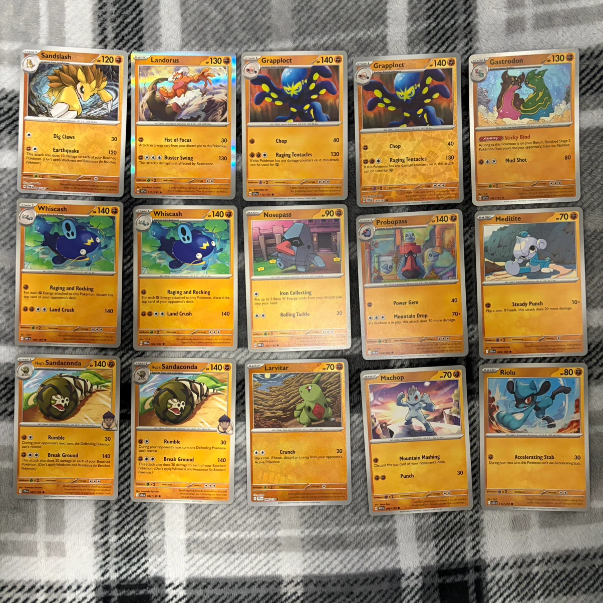 Fighting-Type Pokemon Cards