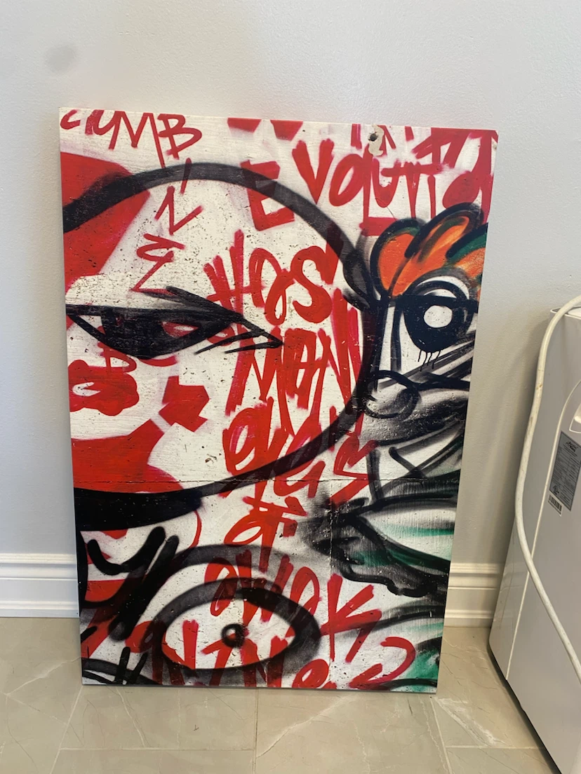 Graffiti Art Canvas Print - 24" x 36"