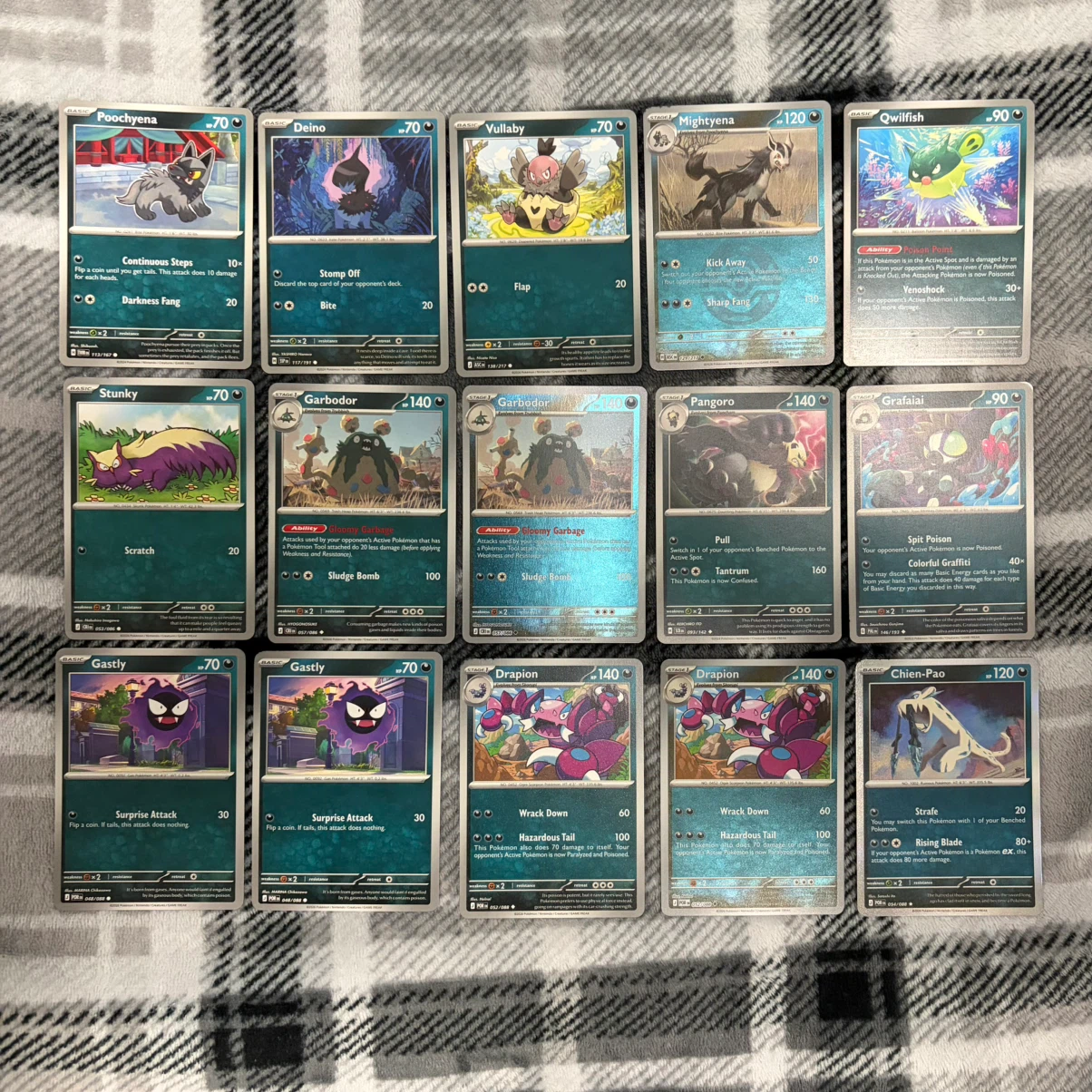 Darkness-Type Pokémon Cards