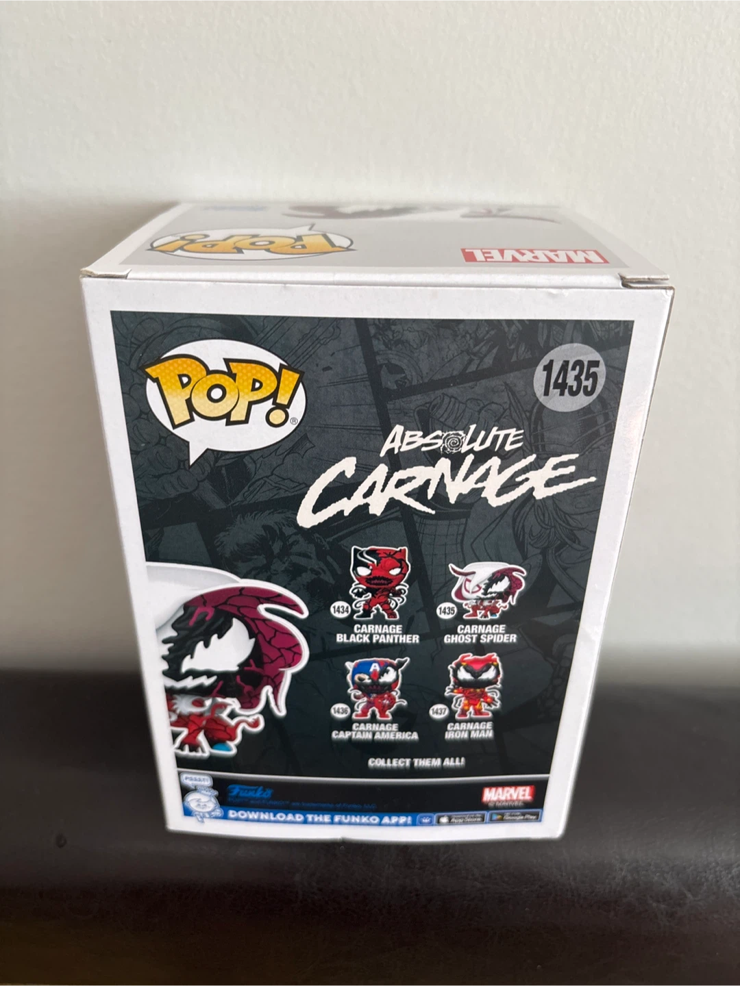 Funko Pop! Carnage Ghost Spider #1435 – Marvel – New in Box - photo 3