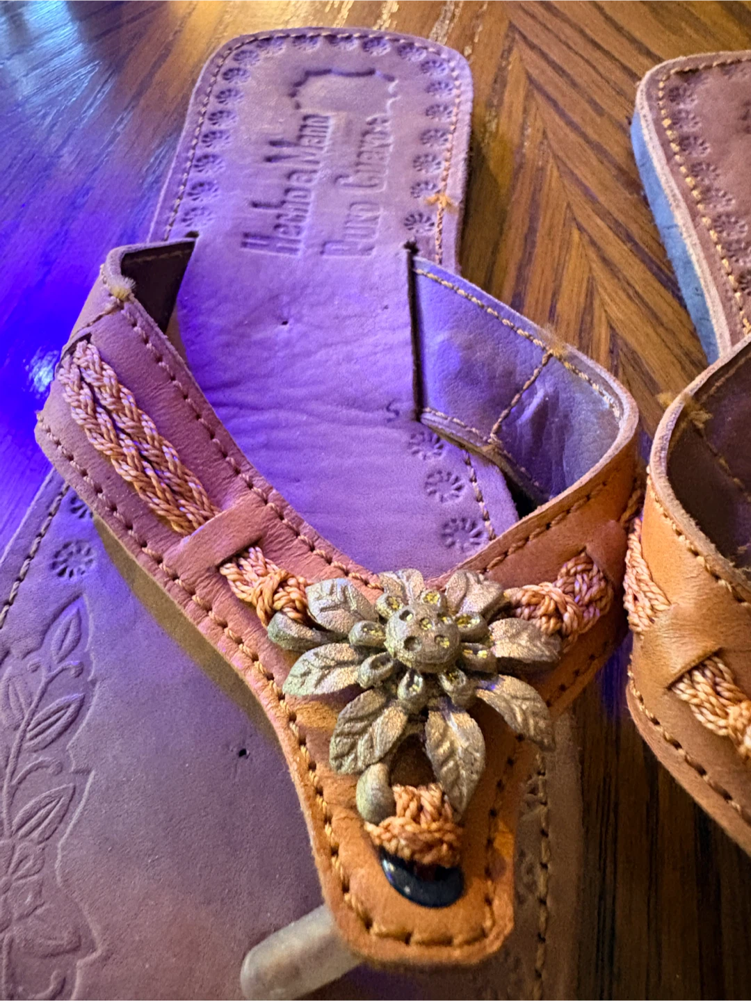 Brown Leather Hecho a Mano Sandals - photo 2