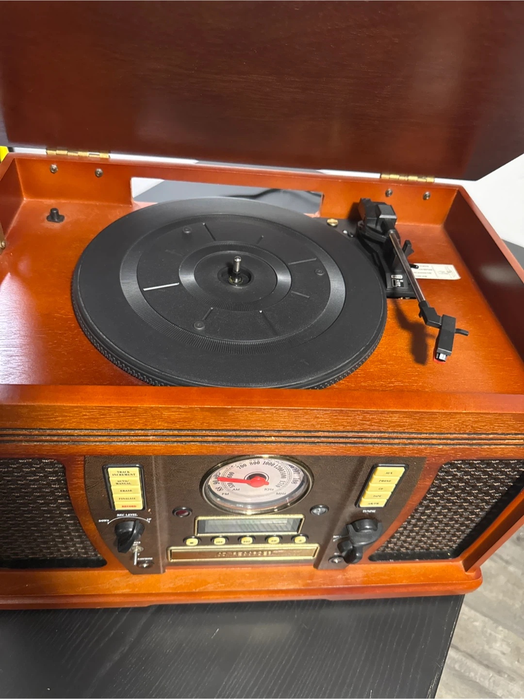 Retro Record Player CD Recorder Radio - photo 3