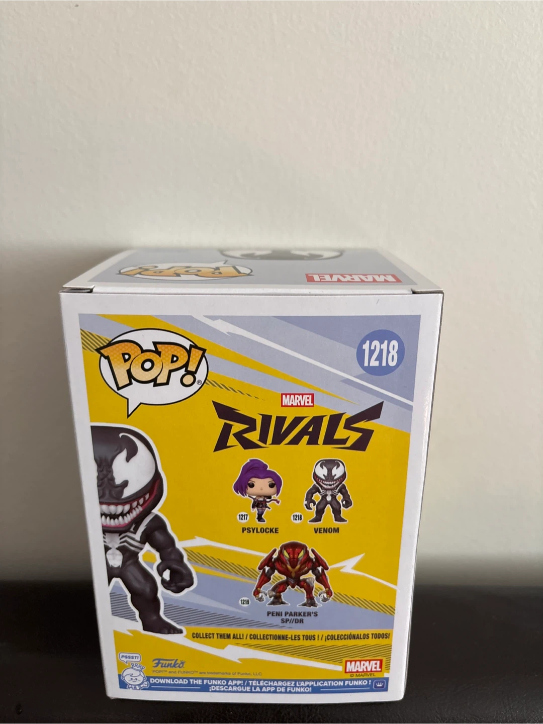 Funko Pop! Venom #1218 – Marvel Rivals/ Pop Vinyl – New in Box - photo 3