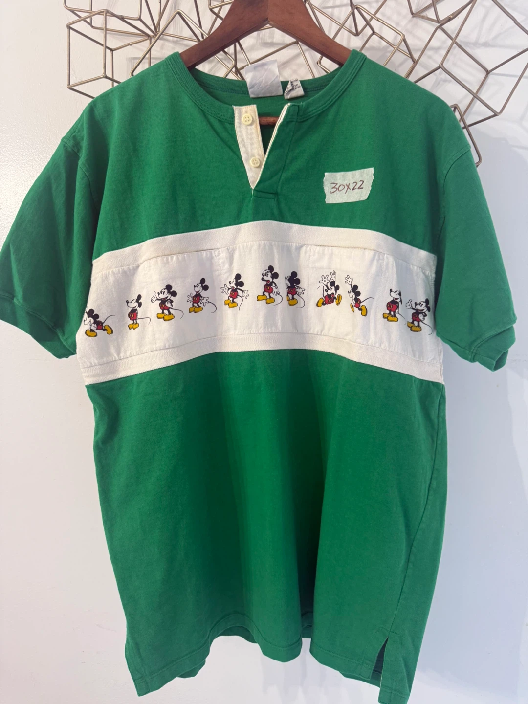 Mickey & Co. Green T-Shirt with Mickey Mouse Print