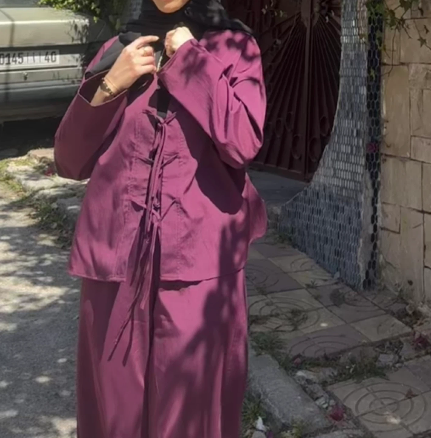 Purple Kaftan Set - photo 2