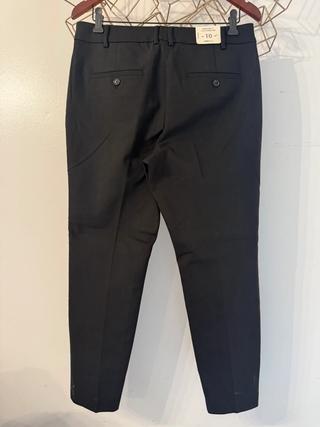RW&CO. Black Signature Fit Pants Size 10 - photo 2