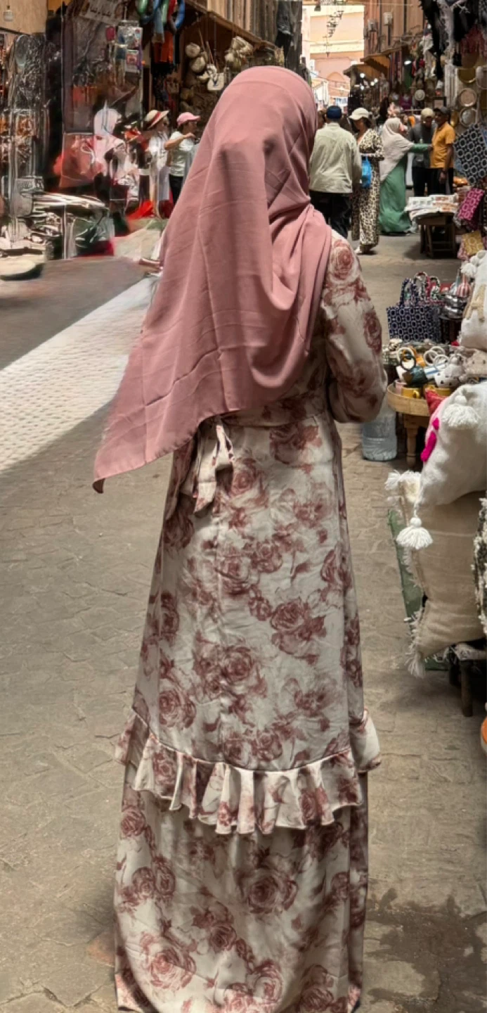 Floral Dress with Ruffles