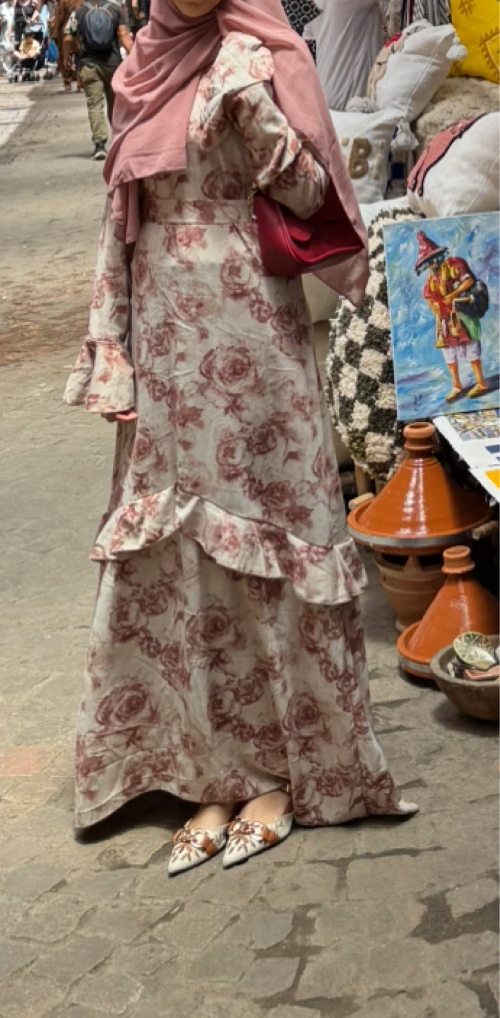 Floral Dress with Ruffles - photo 2