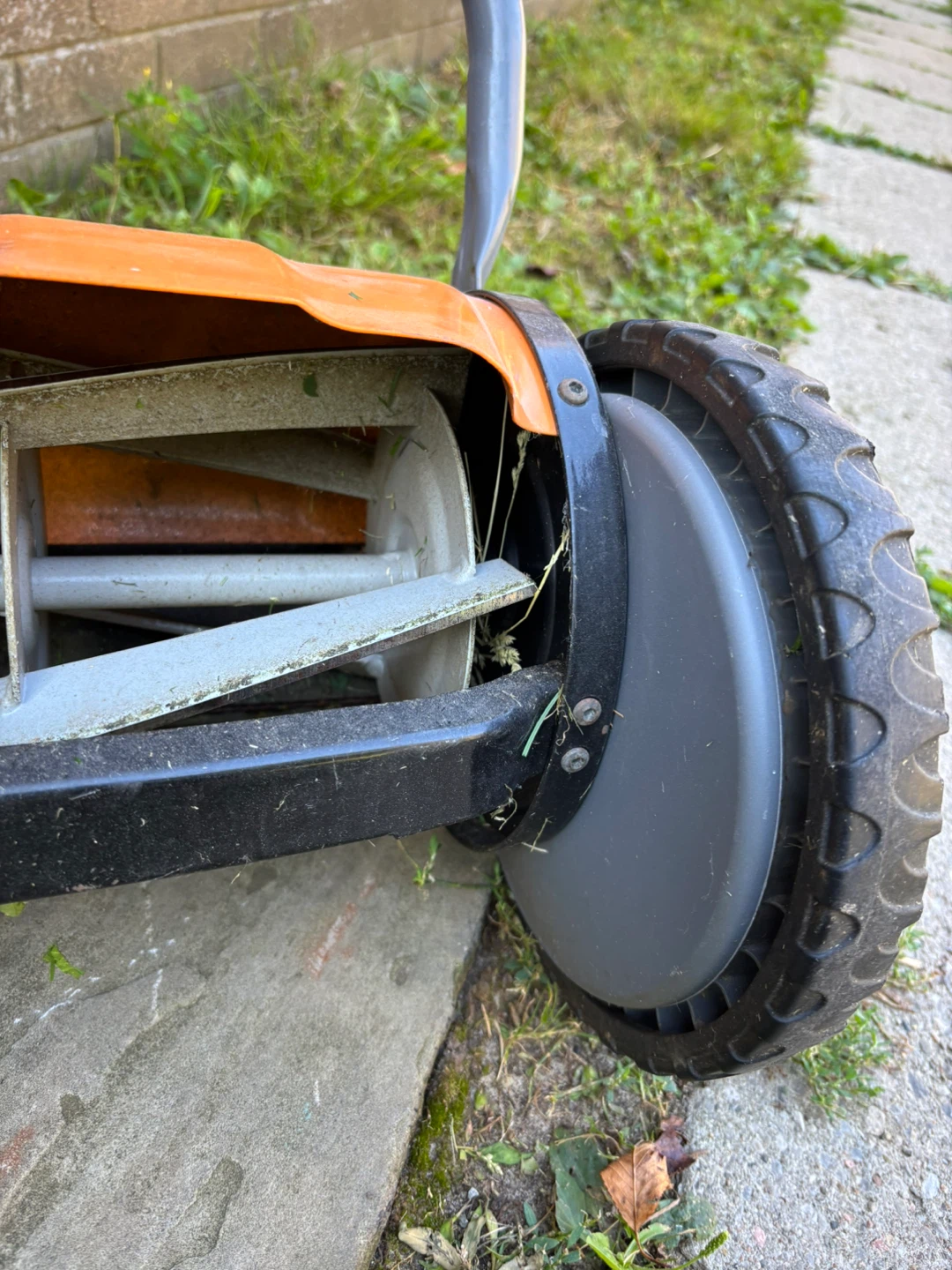 manual reel lawnmower - photo 5